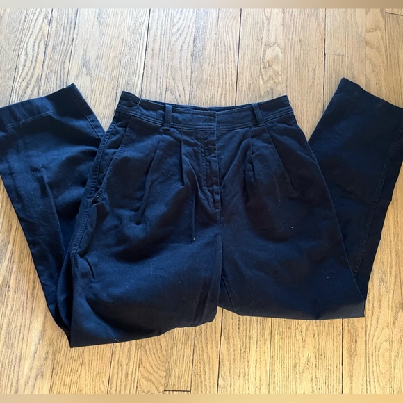 Black Babaton pleated pants size 8 - Picture 1 of 5